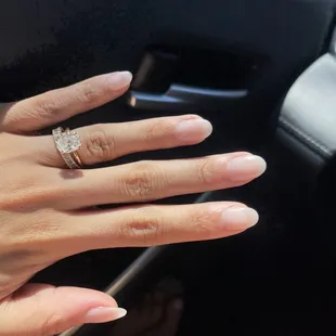 Hard gel manicure