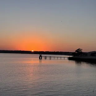 Sunset on Cedar Creek Lake