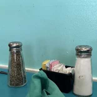 Is that a booger on the salt shaker? Wipe it down! Time for leaning, time for cleaning!