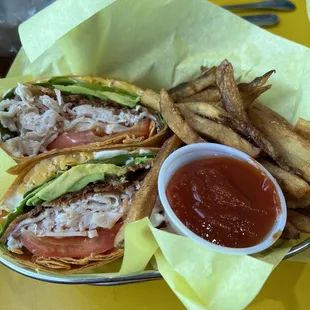 Chicken avocado wrap