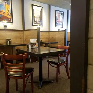 Dining area kind of small