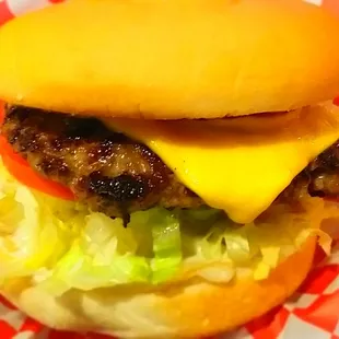 Chee-burger, chee-burger, chee-burger!