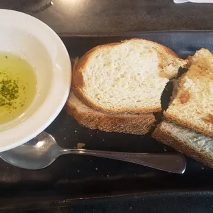 Bread and dipping oil