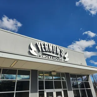 the front of the restaurant