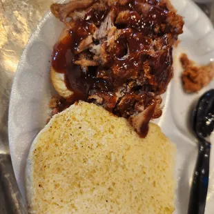 Pork BBQ sandwich