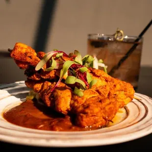 a plate of food