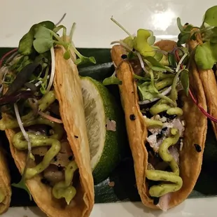 Our favorite, tuna chalupas