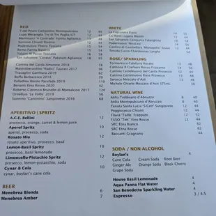 Menu (Apr 2024)