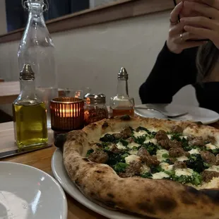 pizza, food