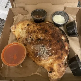 Veggie calzone