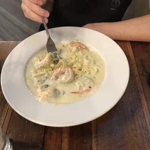 Shrimp Alfredo
