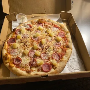 a pizza in a box