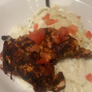 Blackened Chicken Alfredo