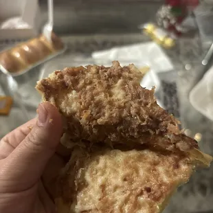 Casi no relleno y pura masa