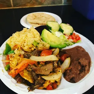 Fajita Mixta. Chicken &amp; Steak Fajita.