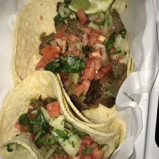 Beef tacos