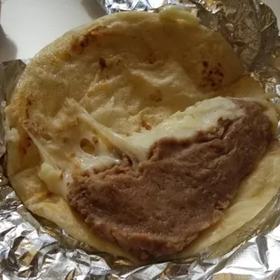 Bean and Cheese Taco (Not on the menu, but they&apos;ll make it)