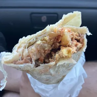 Breakfast burrito