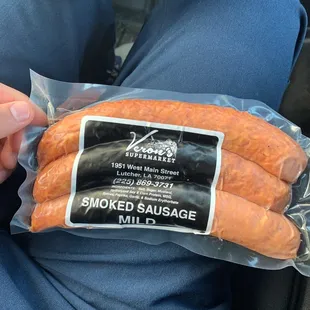 Veron's Supermarket Smoked Sausage