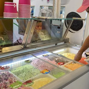 Serving nothing but Fresh, natural ingredient Ice Cream