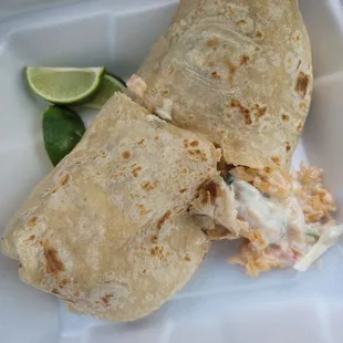 Shrimp Burrito