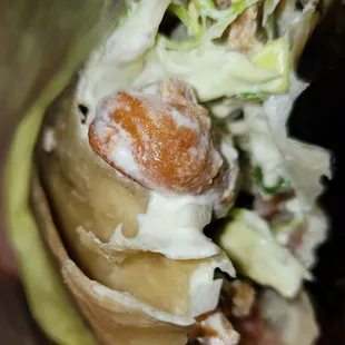 Fish burrito