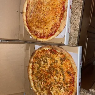 Large sausage and large cheese