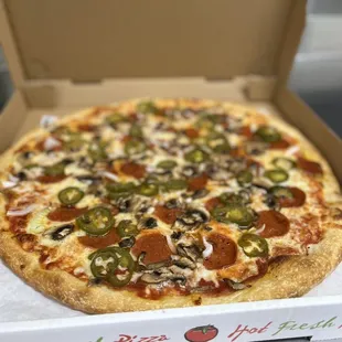Amazing looking pizza