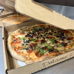 So many choices, the locals favorite Cheese pizza or maybe add some of your favorite toppings!!