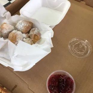 a box of doughnuts