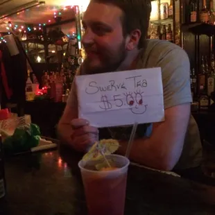 Come to Verrets for d original &quot;SweRve Tea&quot; Sunday special. Made by Woody Hill.....