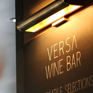 One of our 5 Bars , Versa wine bar offerings a more classic bar approach