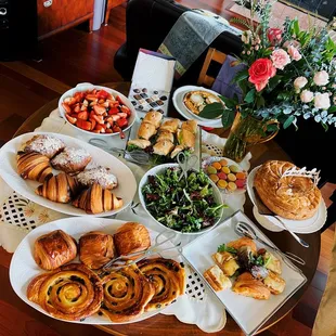 Brunch spread