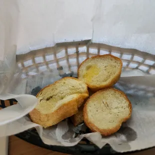 Complementary bread, after I had like 5 of them and I ate them all
