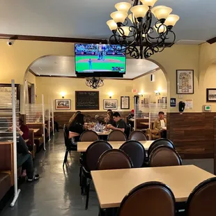 people eating in a restaurant