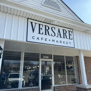 the front of the store
