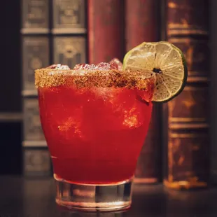 MALAMENTE                                                                              HIBISCUS BLANCO TEQUILA, VANILLA, BHARAT SYRUP,