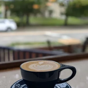 Vanilla latte half cafe