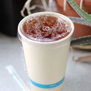 Iced Eierlikör Tea ($3.50)
