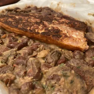 The only red beans & rice I never ate. Horrific! What happened to the red beans & rice?! They used to be Phenomenal :((