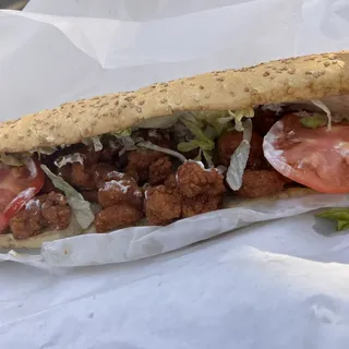 Fried Shrimp on French Sandwich