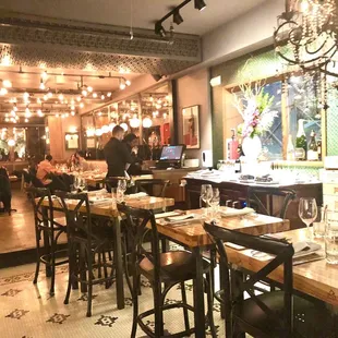 View of one section of vertical