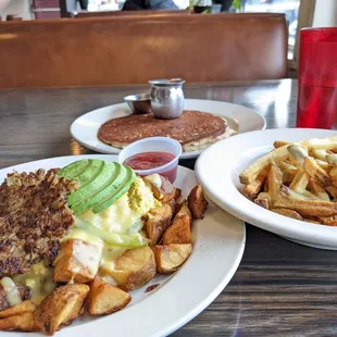 The Mountain, Cheese Fries, blueberry pancake gluten free
