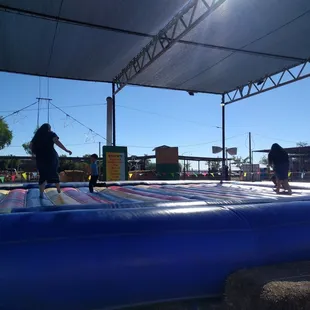 Giant bouncy pillows