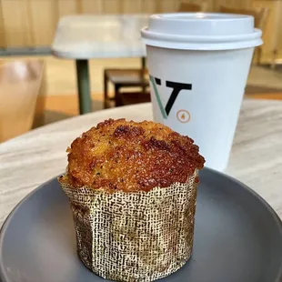 Vegan lemon poppy muffin. Ok, the middle and bottom tasted a bit like uncooked mush