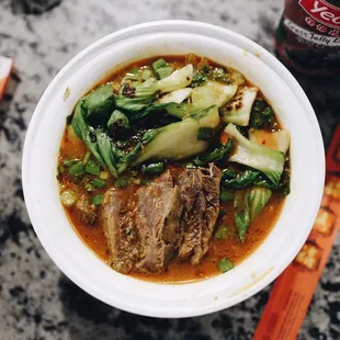 La Mei Taiwanese beef noodle soup - $~13 so good!