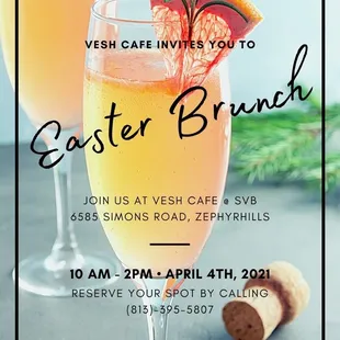 EASTER Sunday Brunch  Make your reservation
