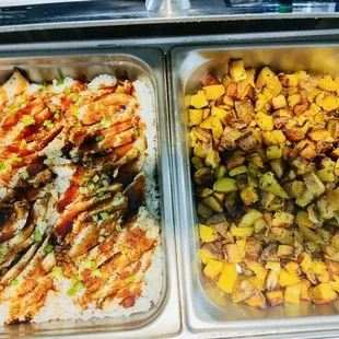 Bourbon Chicken_ Homefries  #Brunch Sunday