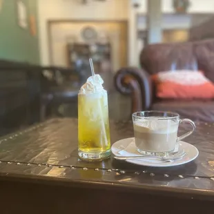 Coffee and soda