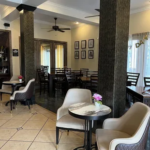 the interior of a restaurant